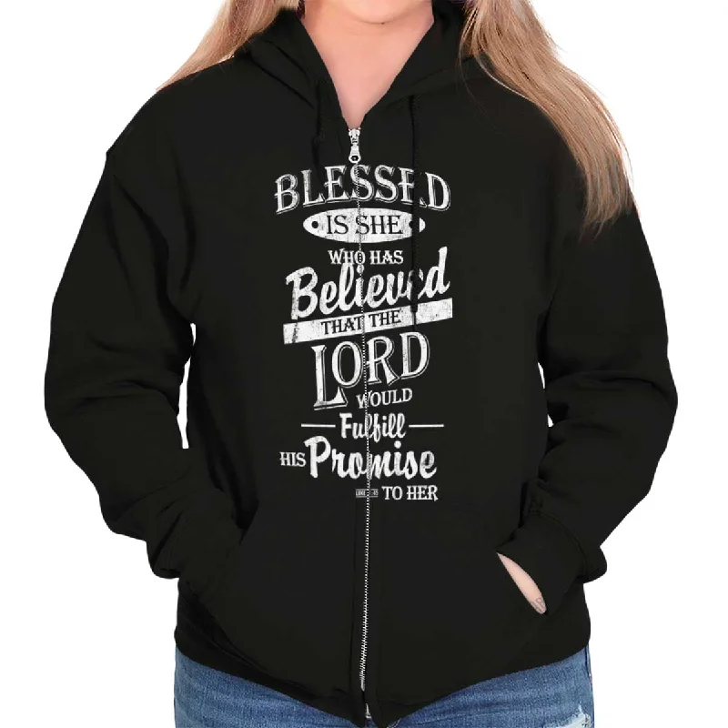 Blessed is Zip Hoodie