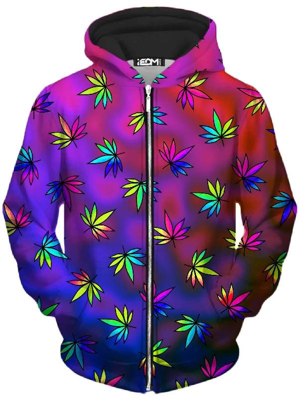 Weed Toss Unisex Zip-Up Hoodie