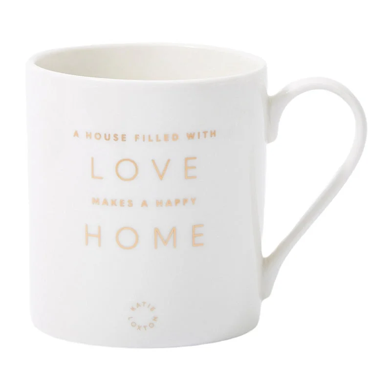 Porcelain Mug Love Makes A Happy Home