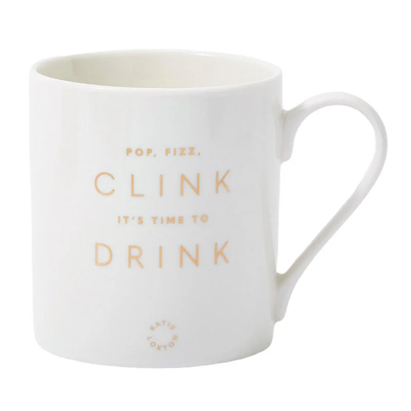 Porcelain Mug Pop Fizz Clink